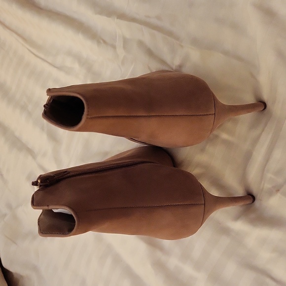 Womans Suede Booties - Picture 3 of 4